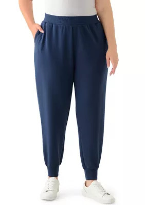 Sharagano Women's Plus Size Size Freeflow Joggers, 1X | Belk