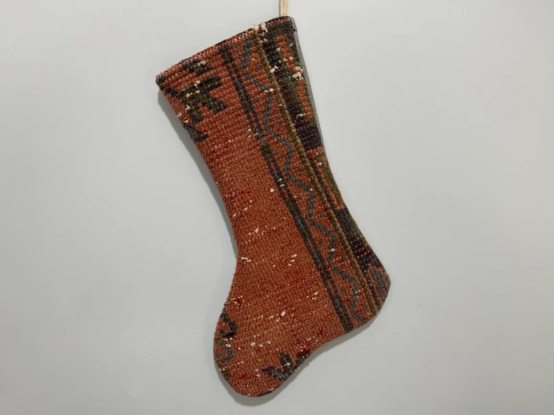 Christmas Stocking Kilim Stocking Handmade Stocking Turkish - Etsy | Etsy (US)