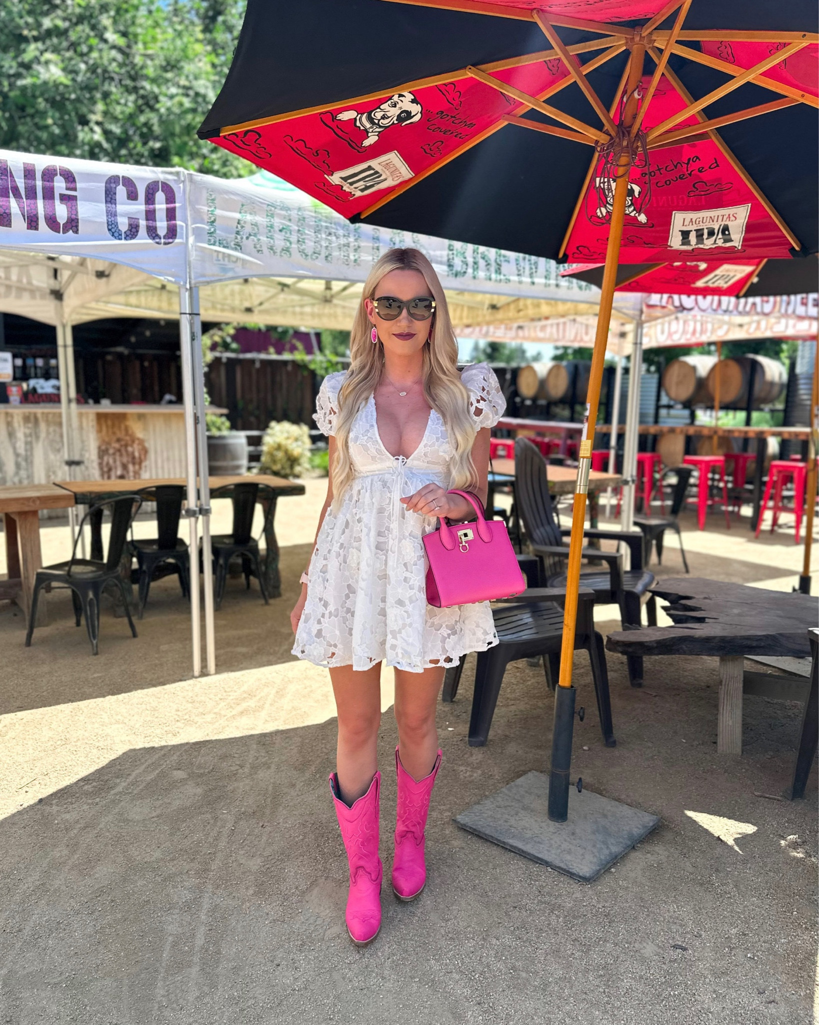 Just still so in love with these boots 😍

Dress: Small
Boots: 9.5

Barbie | Sundress | Mini Dress | Lace | Girly | Feminine | Summer | Pink Cowboy Boots | Cowgirl Boots | Western Boots

#LTKSeasonal
