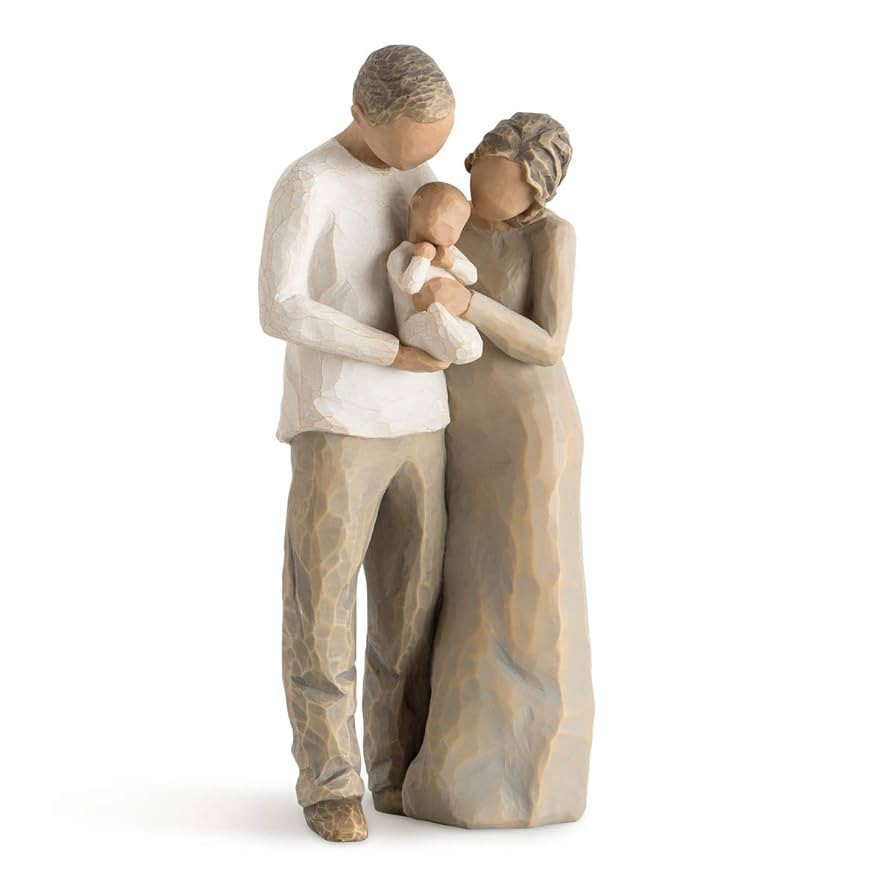 Willow Tree We are Three, Sculpted Hand-Painted Figure, Darker Skin | Amazon (US)