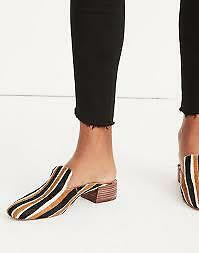 +MADEWELL STRIPED CALF HAIR MULE sz 7 as is | eBay US