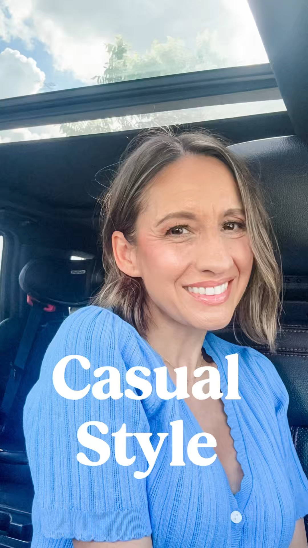 Casual Style 
-Light blue cardigan with the cutest button detail. 
-Mid rise Levi’s jeans. They run true to size. I’m 5’0 tall so I had to have them hemmed. 
Petite style 
Petite outfit

#LTKPetite #LTKOver40 #LTKootd