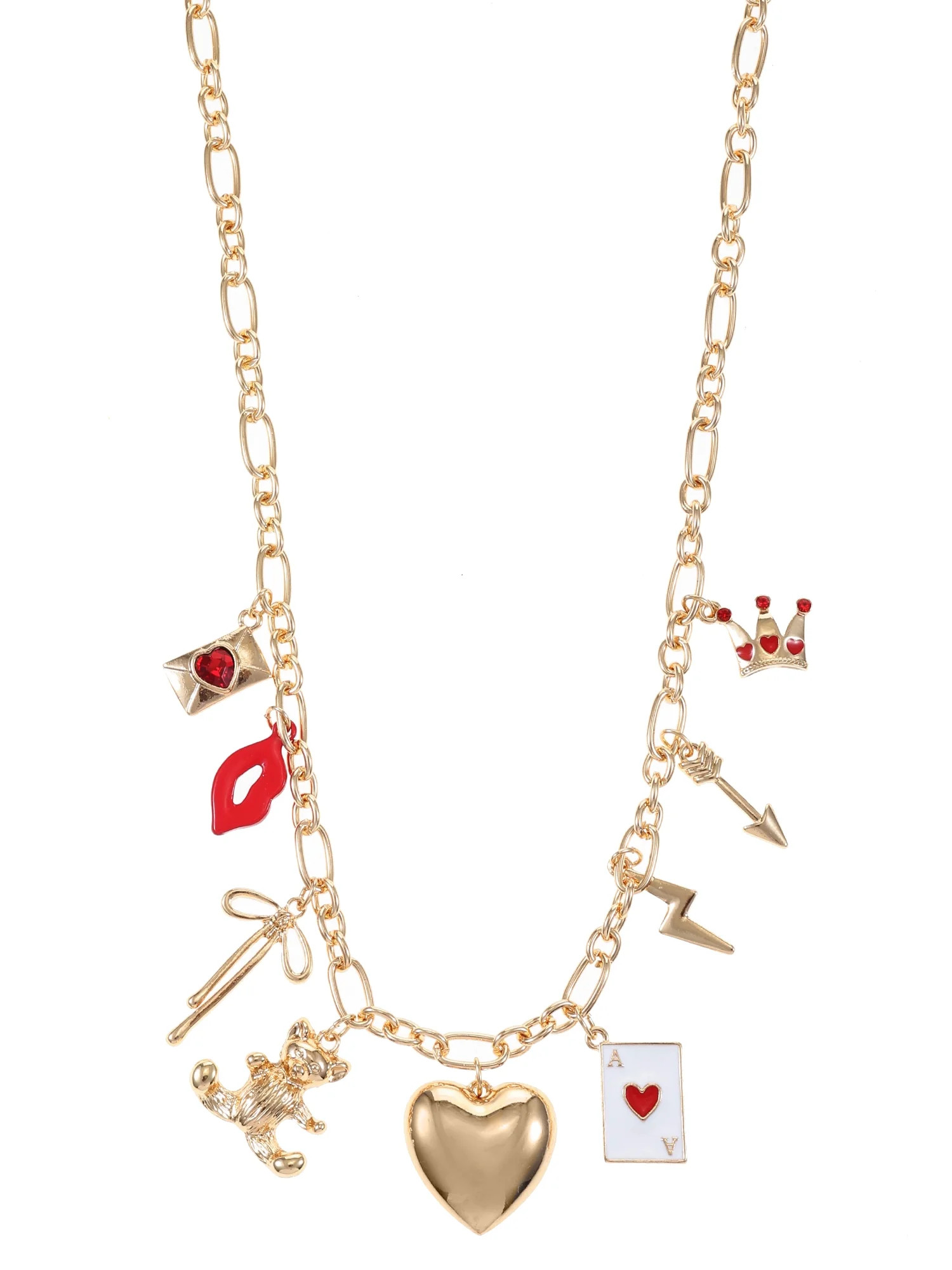 Packed Party 18" Love Letters Charm Necklace | Walmart (US)