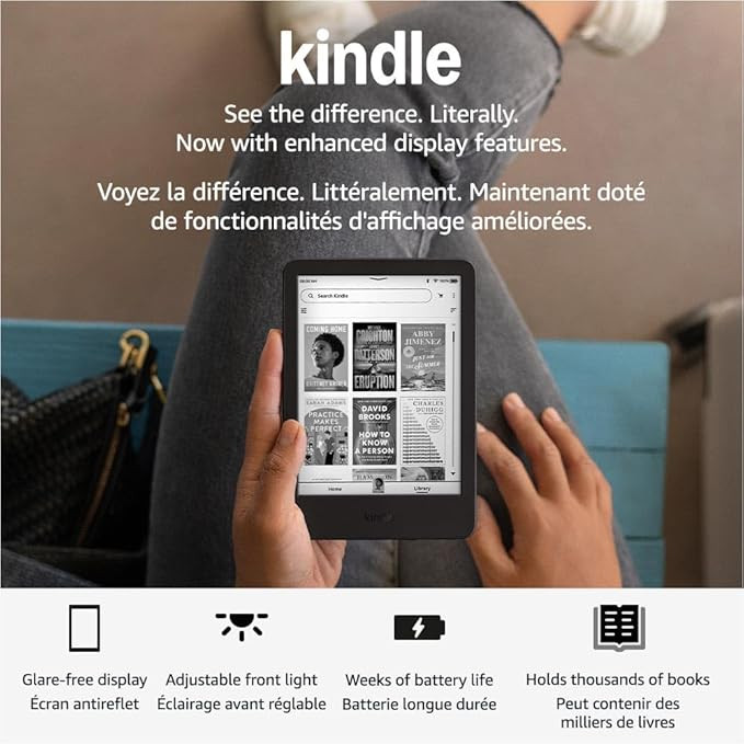 Amazon Kindle 16 GB (newest model) - Lightest and most compact Kindle, now with faster page turns... | Amazon (CA)