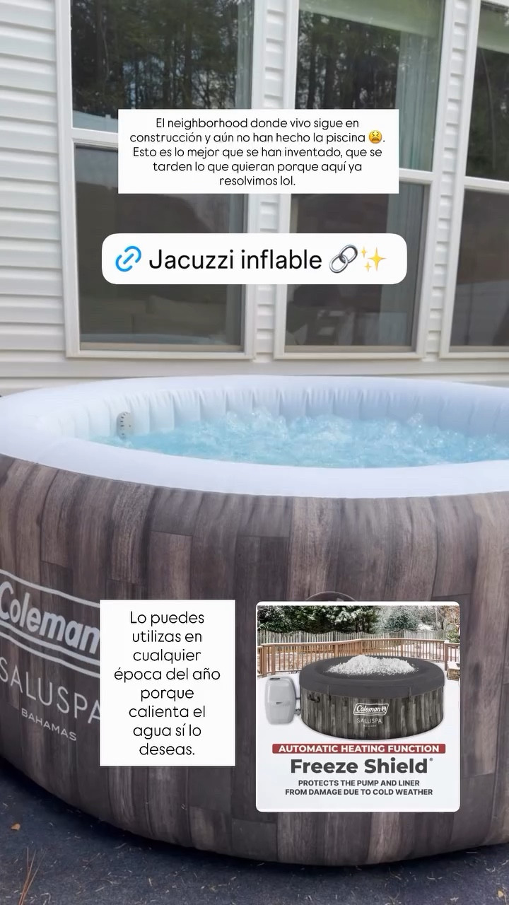 Inflatable hot tub jacuzzi 
Under $500 

#LTKFestival #LTKHome #LTKSaleAlert