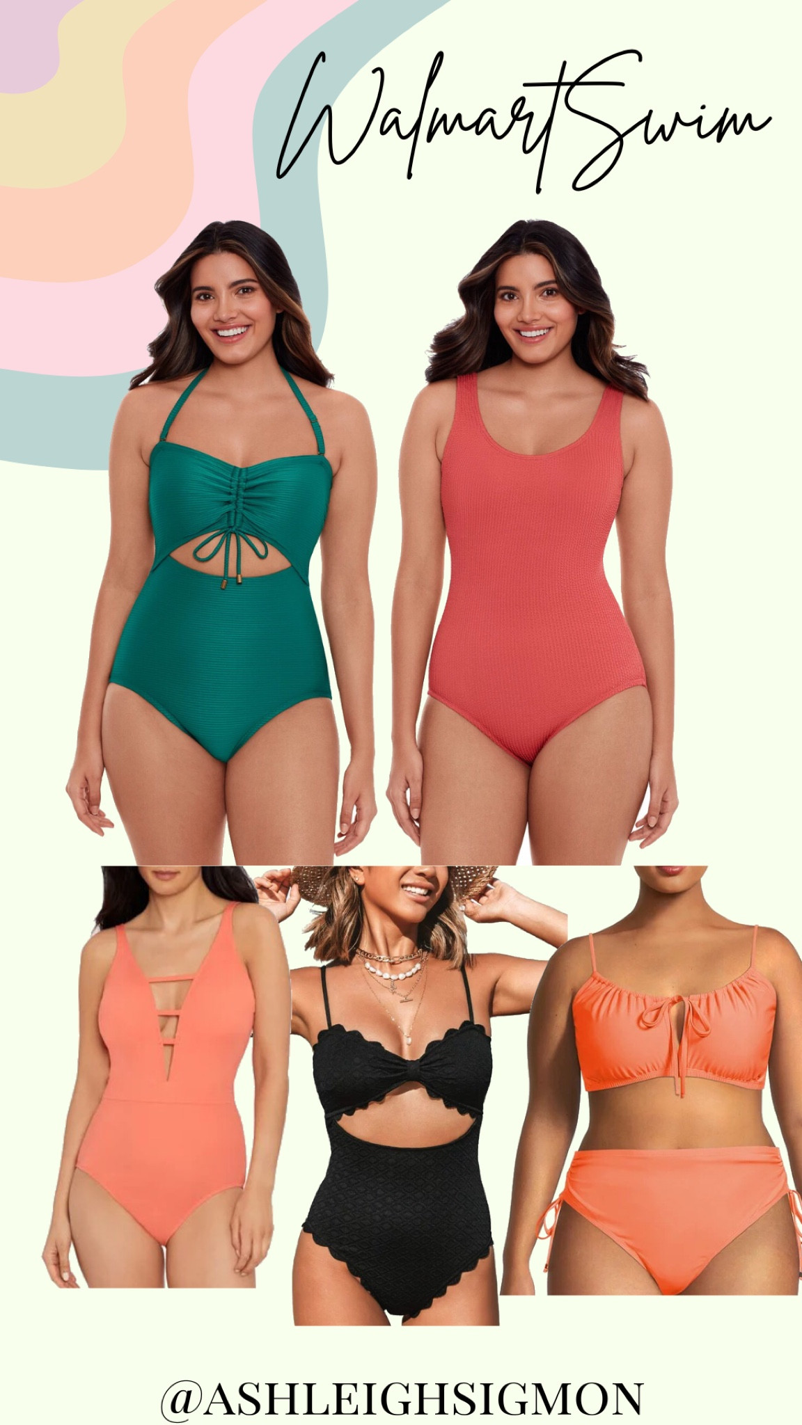 Walmart affordable swim
One piece two piece
Beach pool resort bathing suit
Spring summer

#LTKstyletip #LTKswim #LTKSeasonal
