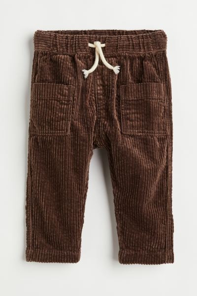 Cotton corduroy trousers | H&M (UK, MY, IN, SG, PH, TW, HK)