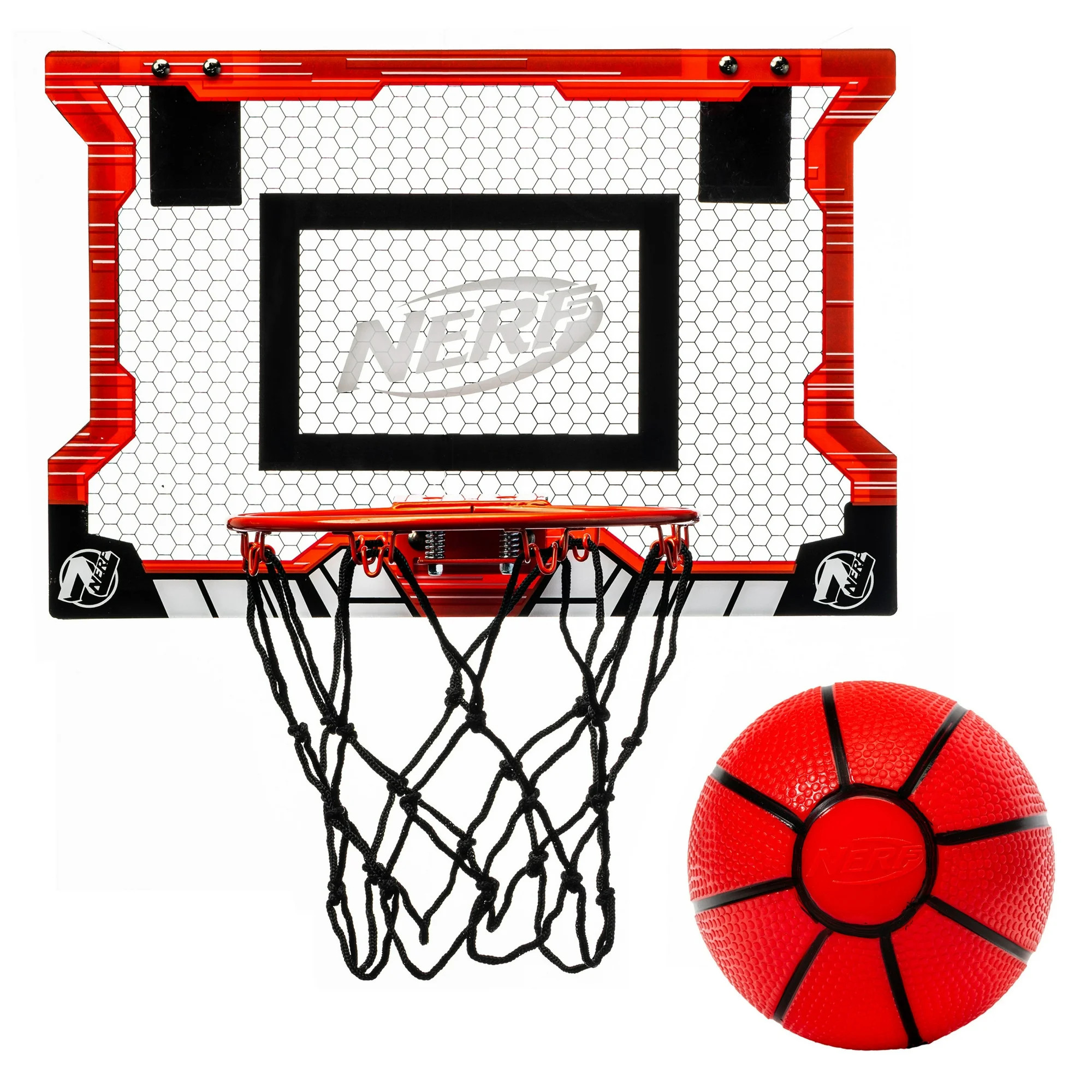 NERF Basketball Hoop Set - Pro Hoop Mini Hoop Set with Mini NERF Basketball - Steel Rim Great for... | Walmart (US)