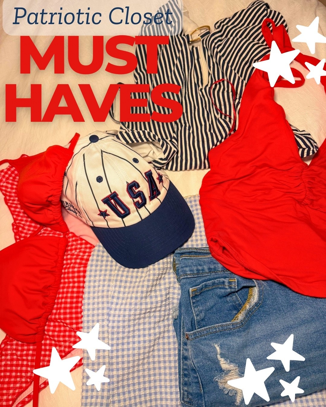 🇺🇸 Red, White & Blue Beach Outfit Ideas | Fourth of July Swimsuits, Cover-Ups & Summer Essentials ☀️

#FourthOfJulyOutfit #BeachOutfit #SummerOutfit #PatrioticStyle #RedWhiteAndBlue #AmazonFashion #BeachVacation #LakeDayOutfit #SwimsuitStyle #SummerStyle #LTKFinds #ShopMy #AmazonFinds #CruiseOutfit #VacationStyle #AffordableFashion #SummerEssentials #PoolDayOutfit #VacationPacking #BeachStyle