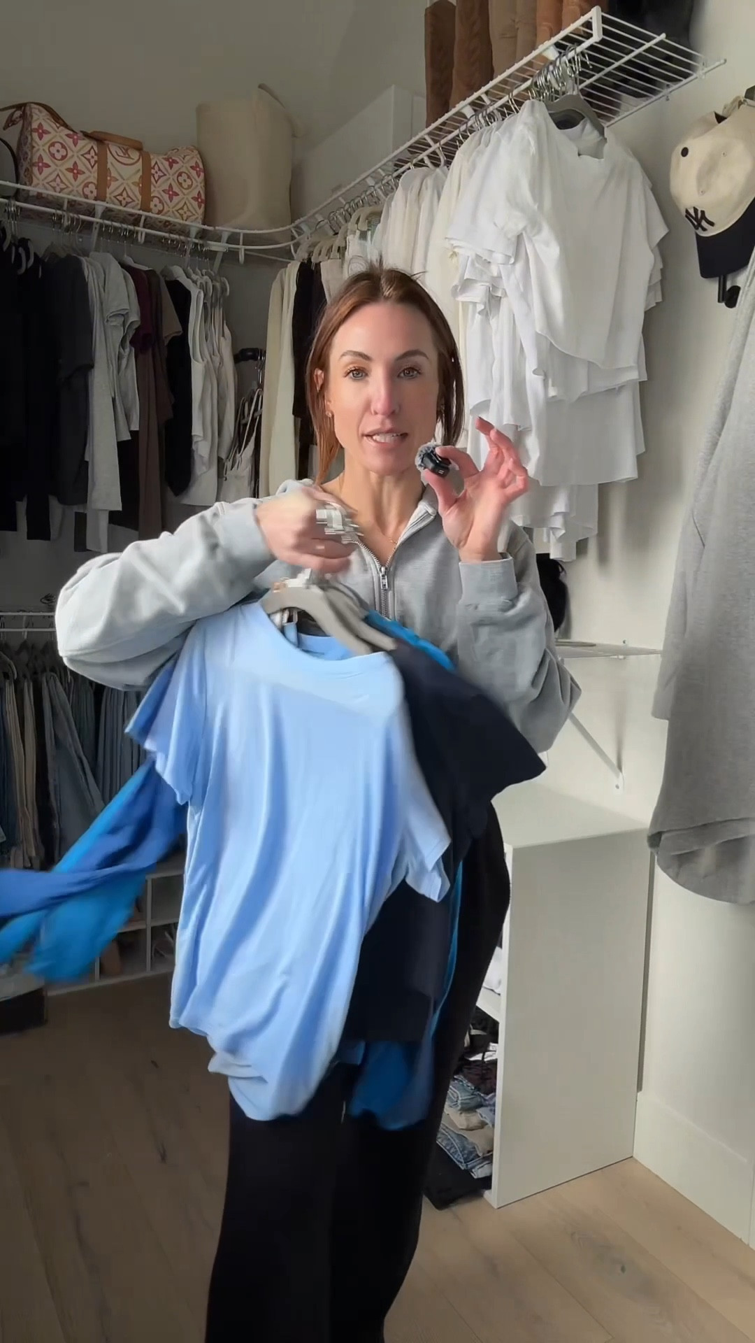 Everyday blue t-shirts and long sleeves 💙

Part 3: closet clean out and try on (trying on everything I own)

Shirts from:

@Alo Yoga 
@Aritzia 
Skims

LTKTryon LTKVideo 

#LTKootd #LTKvlog #LTKstorytime