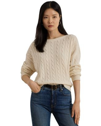 Cable-Knit Wool-Cashmere Sweater | Bloomingdale's (US)