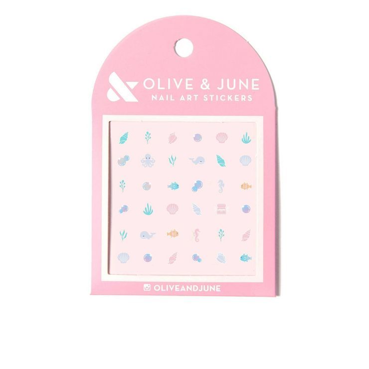 Olive & June Nail Art Stickers - Under the Sea - 36ct | Target