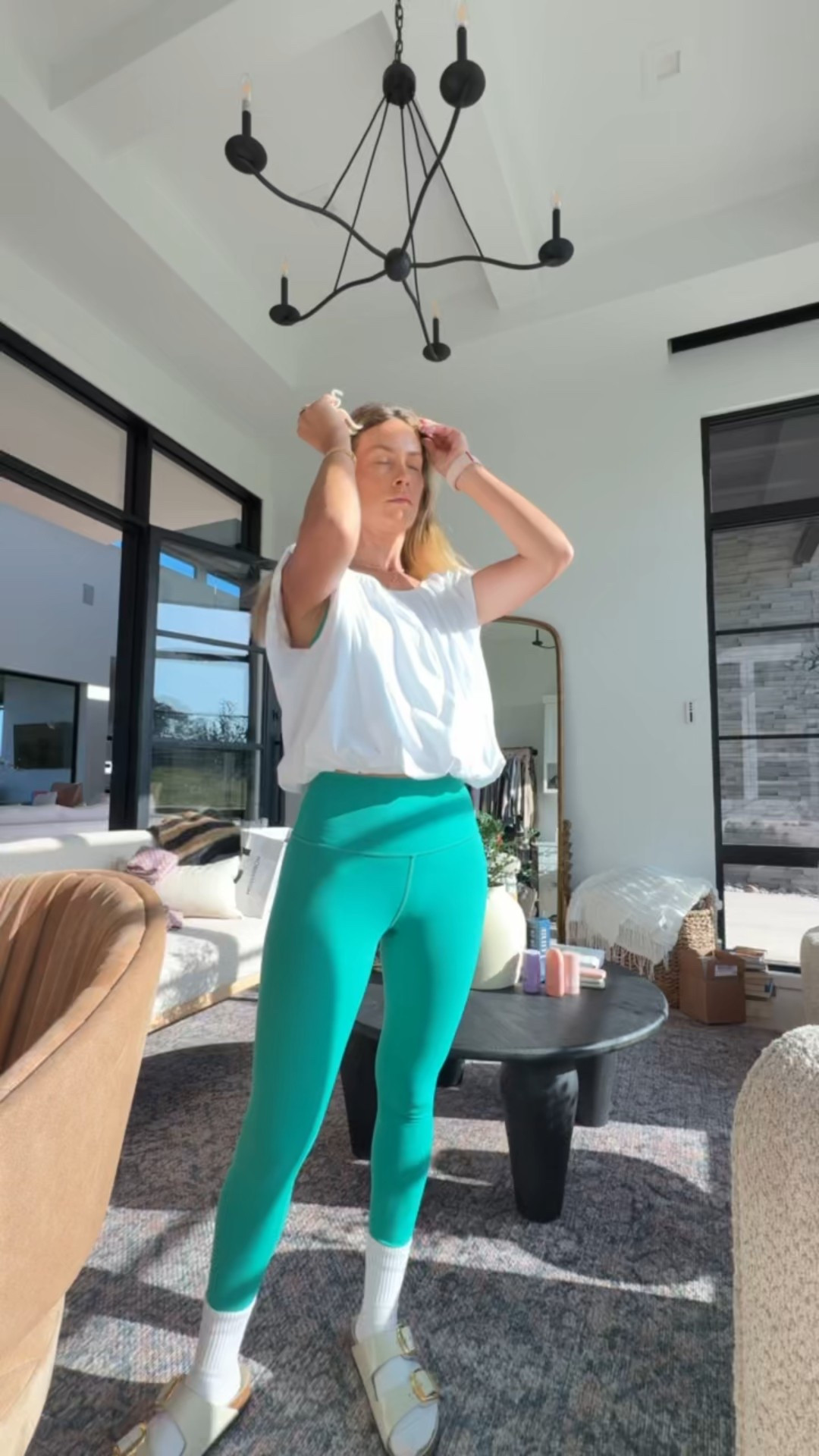 Headed to Pilates! 
Lululemon leggings size 4
Sports bra size 6 
Grip socks
Amazon bubbletop size small 

#LTKShoeCrush #LTKStyleTip #LTKActive