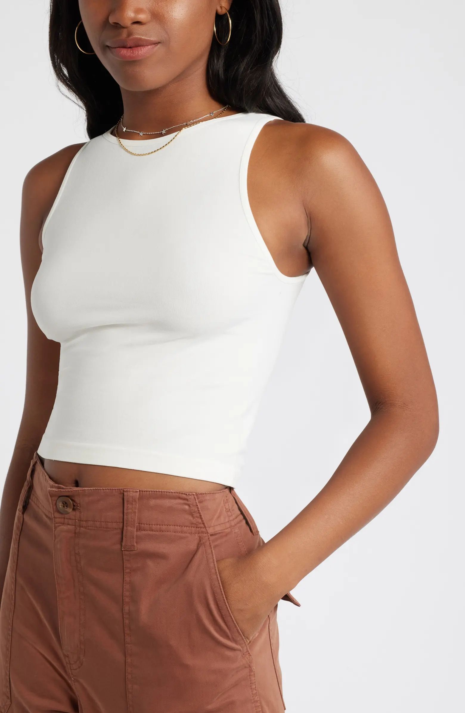 BP. Seamless High Neck Tank | Nordstrom | Nordstrom