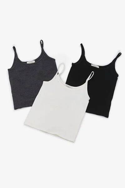 Organically Grown Cotton Scoop Neck Cami | Forever 21 (US)