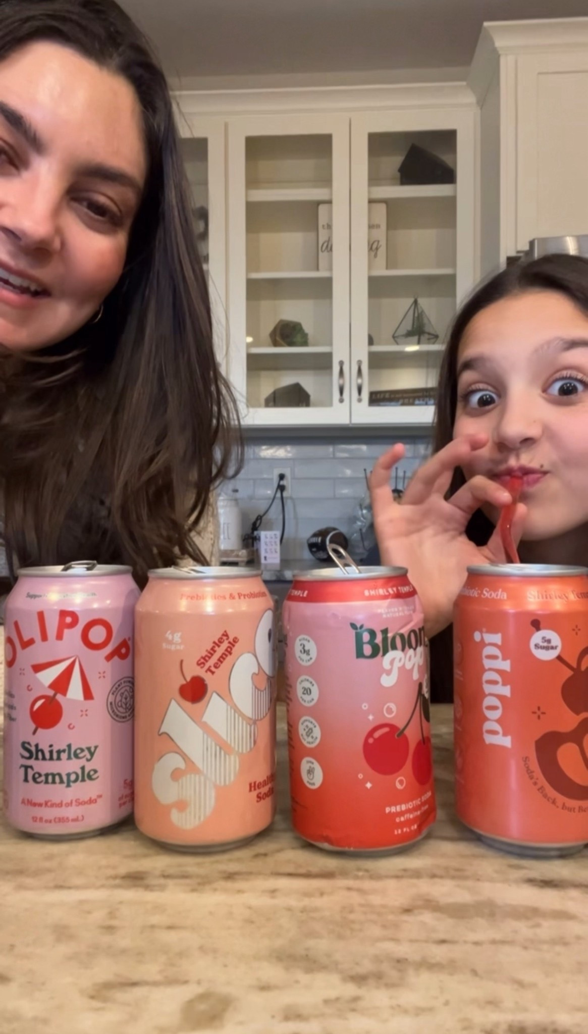 Shirley Temple Healthy Sodas🍒