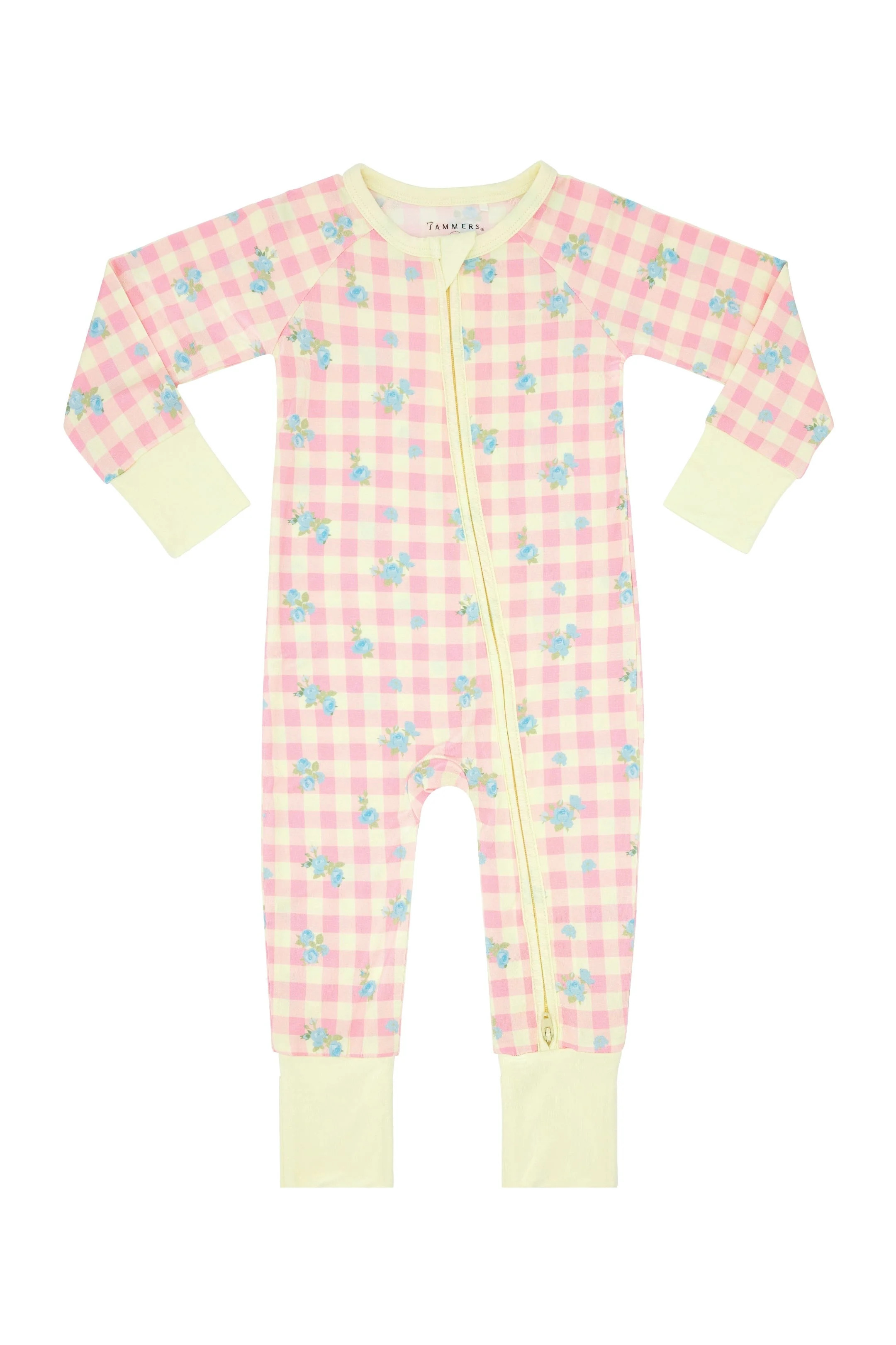 Indie Floral Zipper Romper | Bamboo Baby Pajamas | In My Jammers | In My Jammers