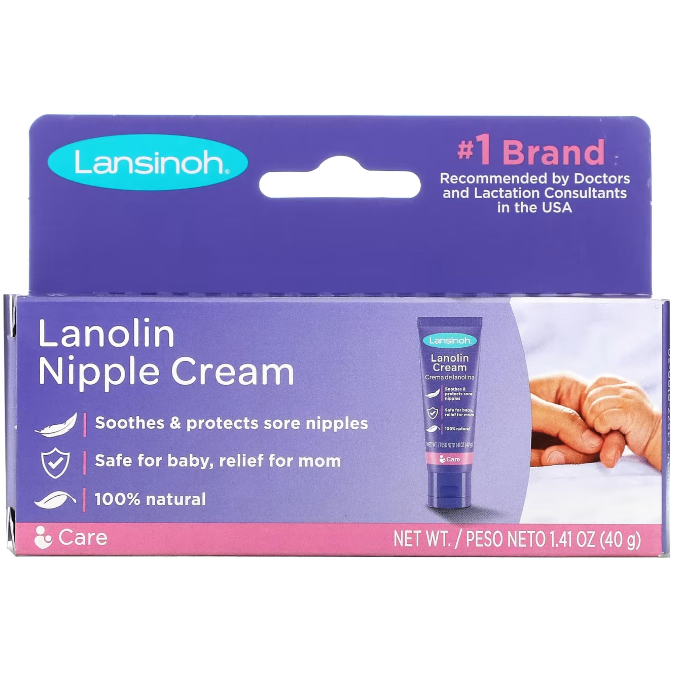 Lansinoh HPA Lanolin for Breastfeeding Mothers, 1.41 Ounce (Pack of 2) - Packaging may vary | Amazon (US)