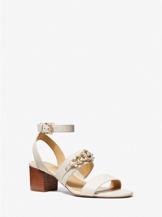 Roxane Flex Embellished Leather Sandal | Michael Kors US