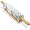 Greenco Hand Crafted Rolling Pin Marble, 1-Pack | Amazon (US)