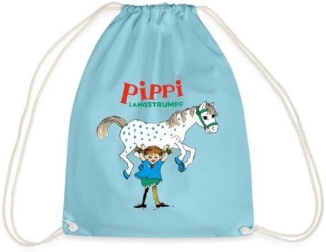 Spreadshirt Pippi Langstrumpf Pippi Hebt Kleiner Onkel Turnbeutel | Amazon (DE)