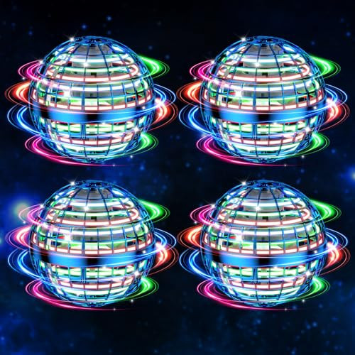 4PCS Flying Orb Ball Toy, Cosmic Globe Boomerang Hover Ball Galactic Fidget Spinner, Hand Drone Orbit, Cool Toys Gift for 6 7 8 9 10+ Year Old Boys Girls Teens Outdoor Toys | Amazon (US)
