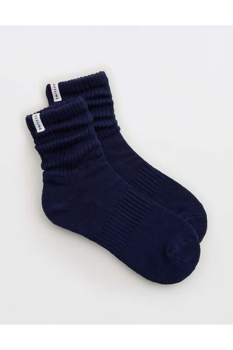 OFFLINE By Aerie Short Scrunch Socks Women's Royal Navy One Size | Aerie
