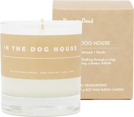 Pure + Good In The Dog House Odor Eliminator Candle, 8-oz | Chewy