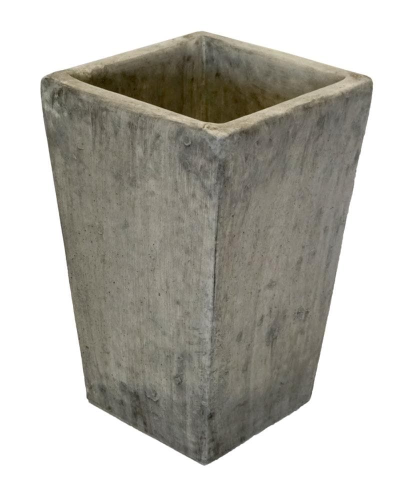 13-in x 20-in Pre Aged Concrete Planter with Drainage Holes | Lowe's