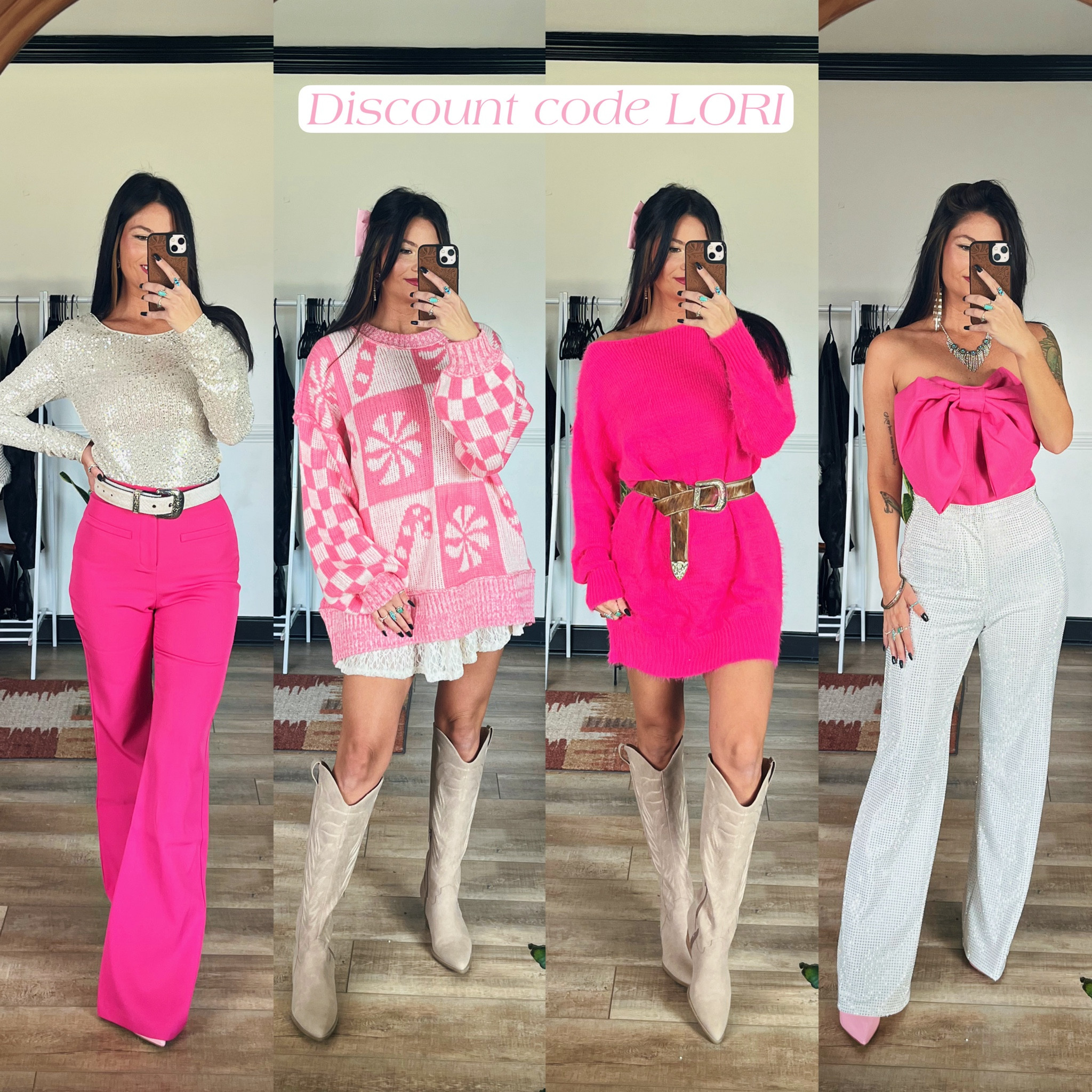 I’ve been dreaming of a PINK Christmas! How girly and fun are these holiday looks omg 🎀😍 code LORI to save on all styles! Wearing xs

#LTKFindsUnder100 #LTKStyleTip #LTKHoliday