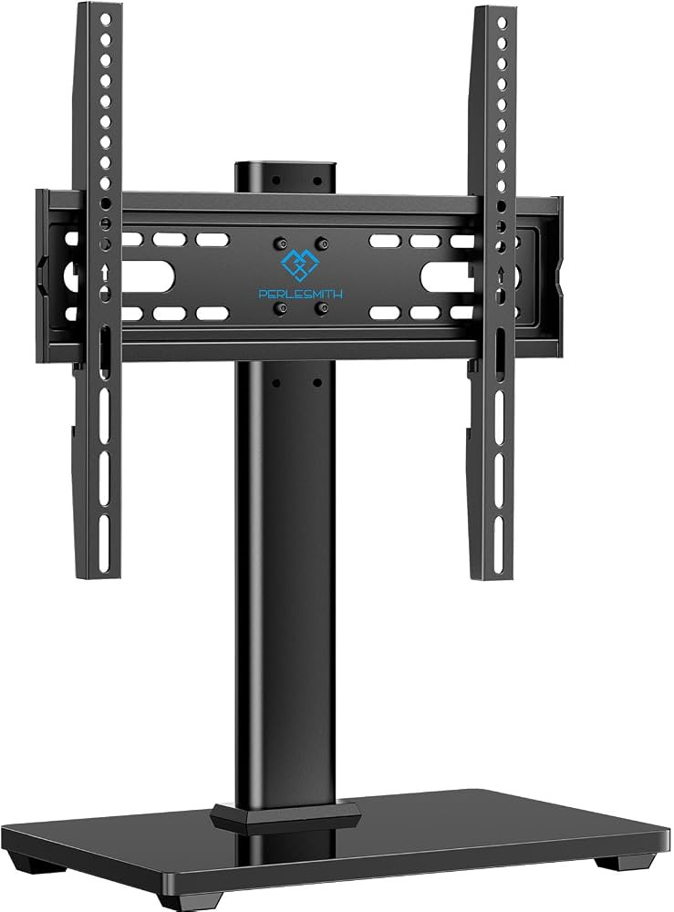PERLESMITH Universal TV Stand, Table Top TV Stand for 32-60 inch TVs & Monitors, Height Adjustabl... | Amazon (US)