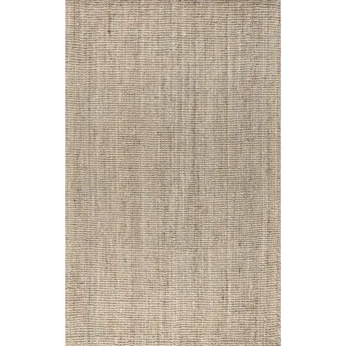 JONATHAN Y Pata Hand Woven Chunky Jute Area Rug in Light Ivory at Nordstrom, Size 5Ft 0In X 8Ft 0In | Nordstrom