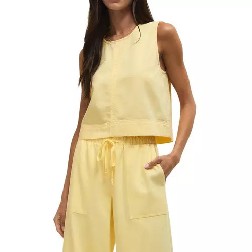 Women's Z Supply Sun Seeker Twill Cropped Tank Top | Scheels Sports