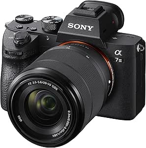 Sony a7 III (ILCEM3K/B) Full-frame Mirrorless Interchangeable-Lens Camera with 28-70mm Lens with ... | Amazon (US)