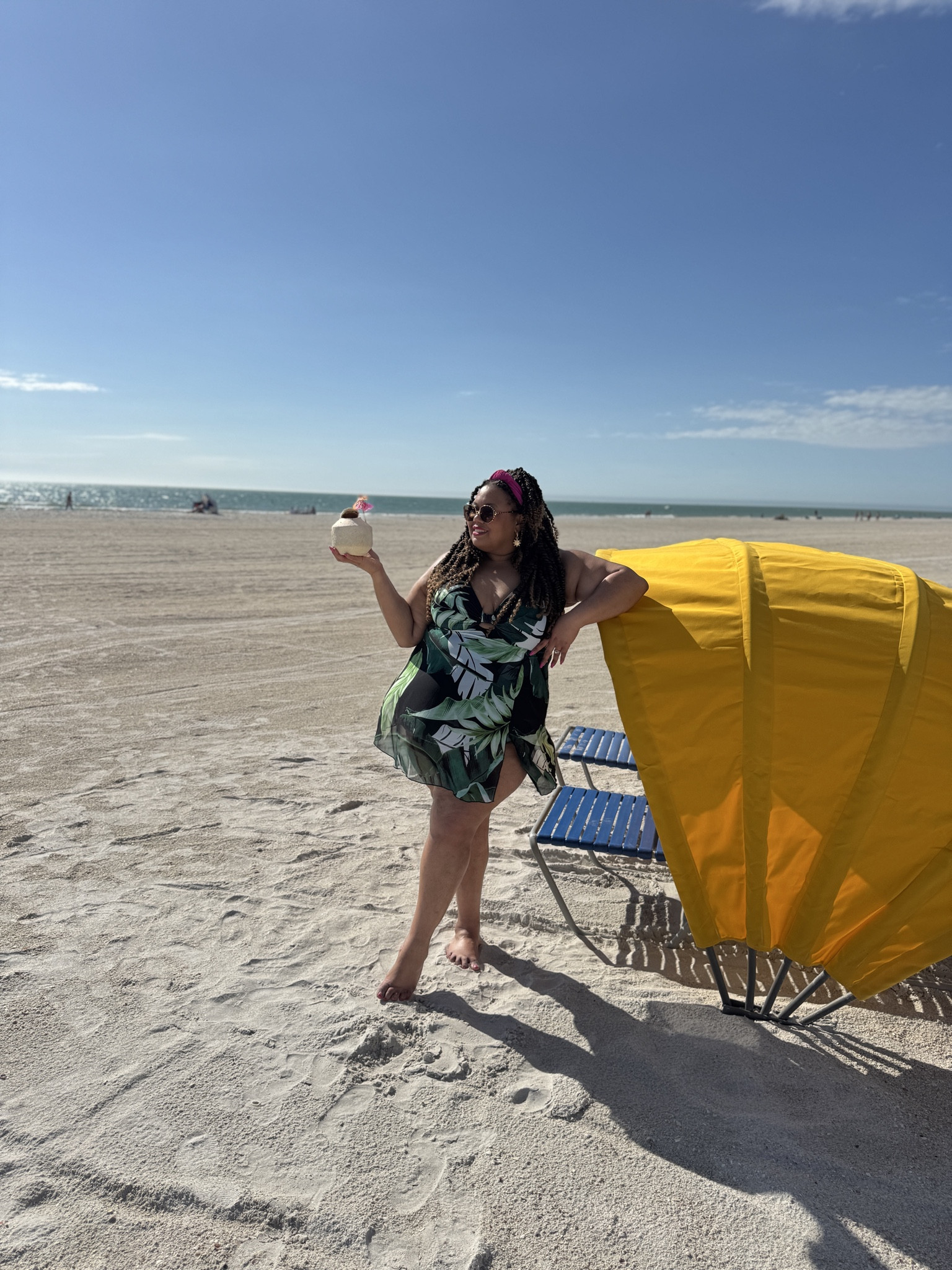 Swimdress for tummy coverage from @Lane Bryant 

#LTKTravel #LTKOver40 #LTKSwim