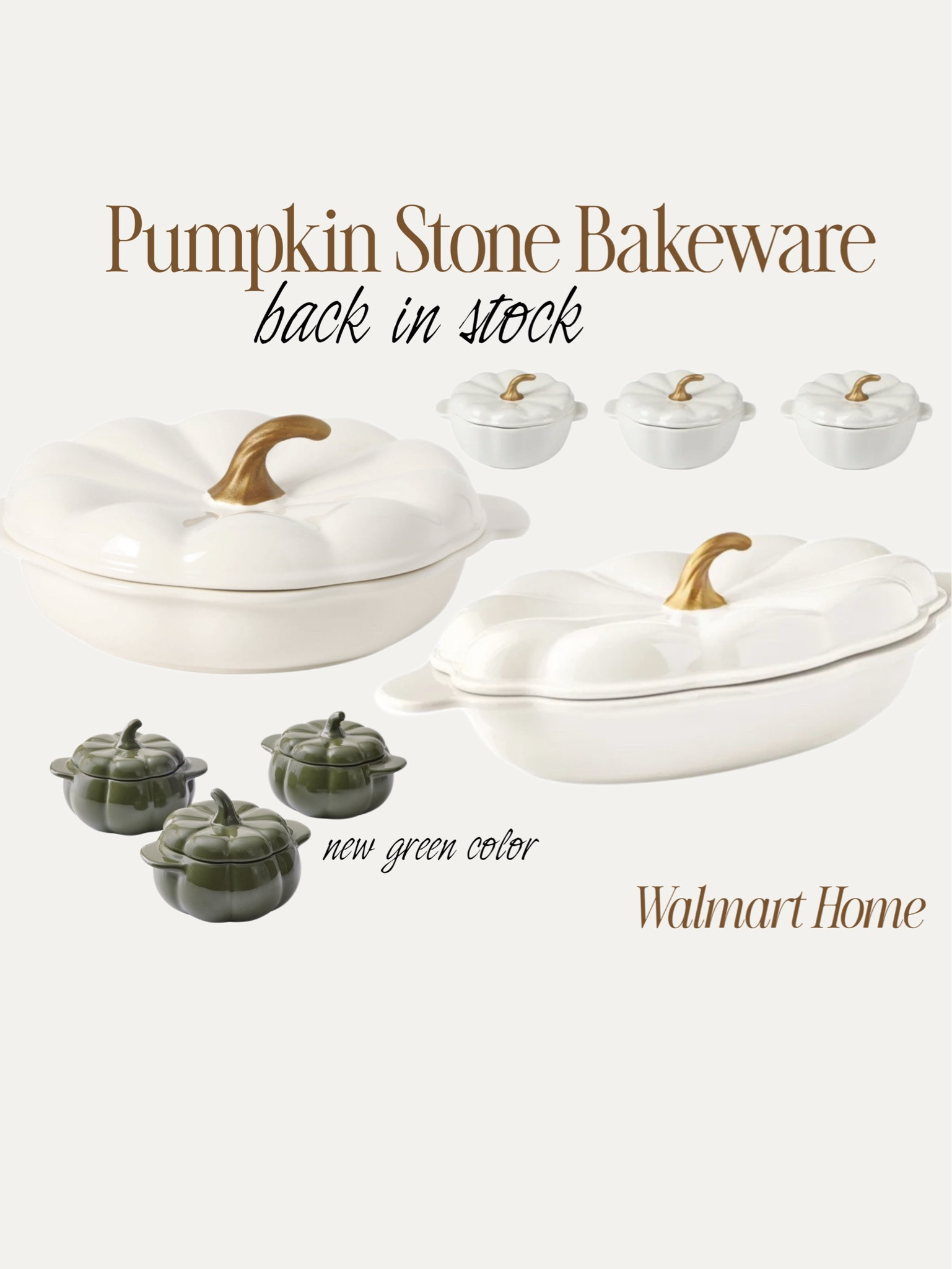 Pumpkin hosting and fall bakeware. Walmart home finds

Fall decor
Fall home

#LTKHome #LTKPlusSize #LTKSeasonal