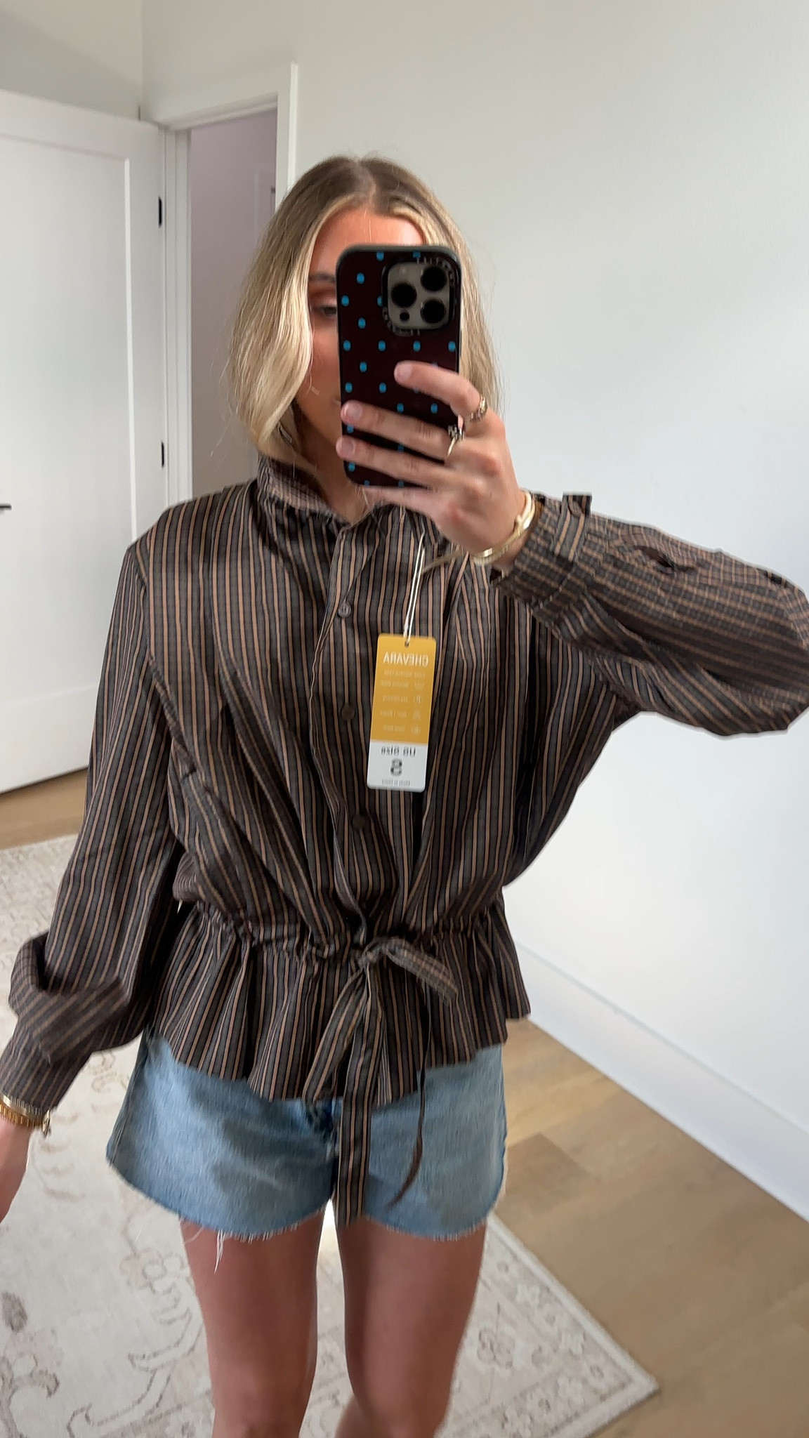 Amazon size small Chevara Women’s Retro Plaid Shirt Long Sleeve Button Down Blouses Casual Tops with Tie

#LTKootd #LTKSaleAlert #LTKSeasonal