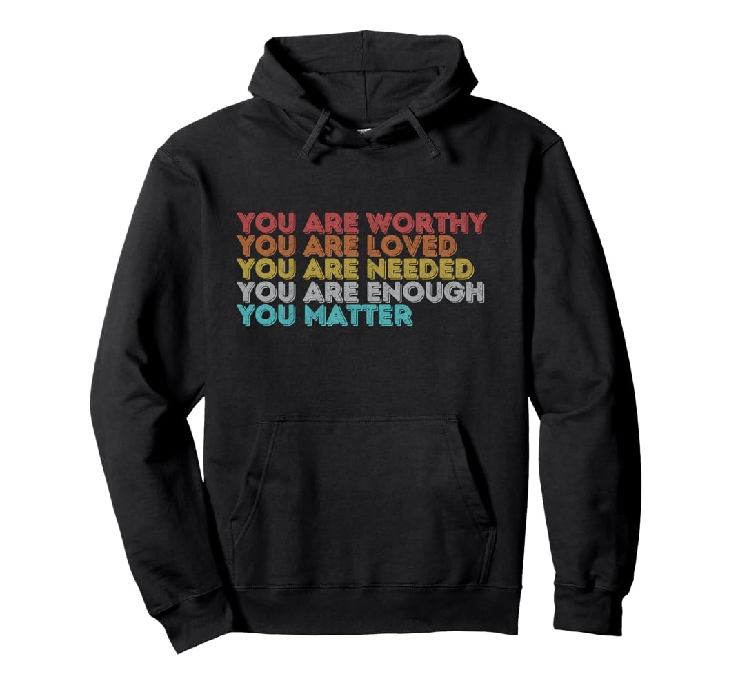 Vintage You Matter Kindness Be Kind Mental Health Awareness Pullover Hoodie | Amazon (US)