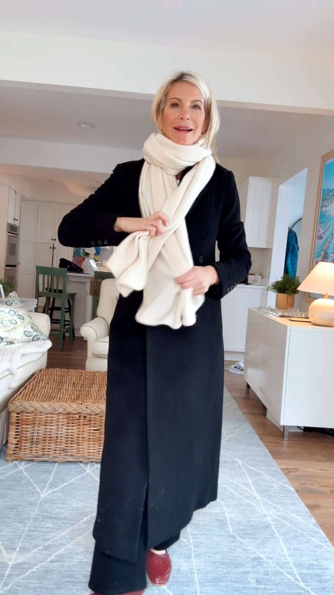 Grab a cool scarf (any size!) and toss it on with this long black coat, it just works. The tailored silhouette flatters without feeling stiff, and it layers comfortably over sweaters. The material feels high quality and holds its shape all day.

An affordable classic you’ll wear on repeat. 

 #LTKBeauty #LTKWorkwear #LTKTravel
