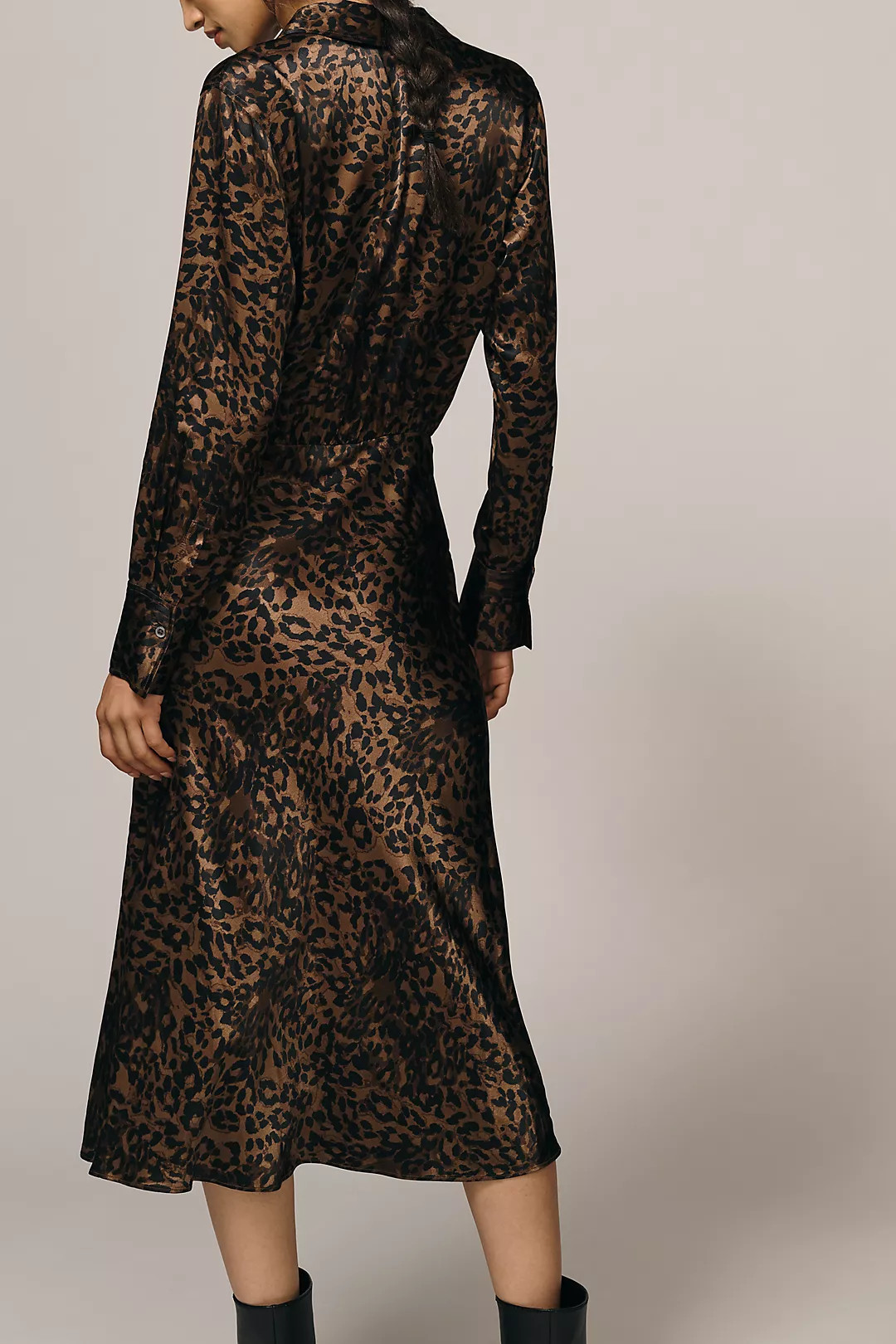 Rails Jazlyn Long-Sleeve Midi Shirt Dress | Anthropologie (US)