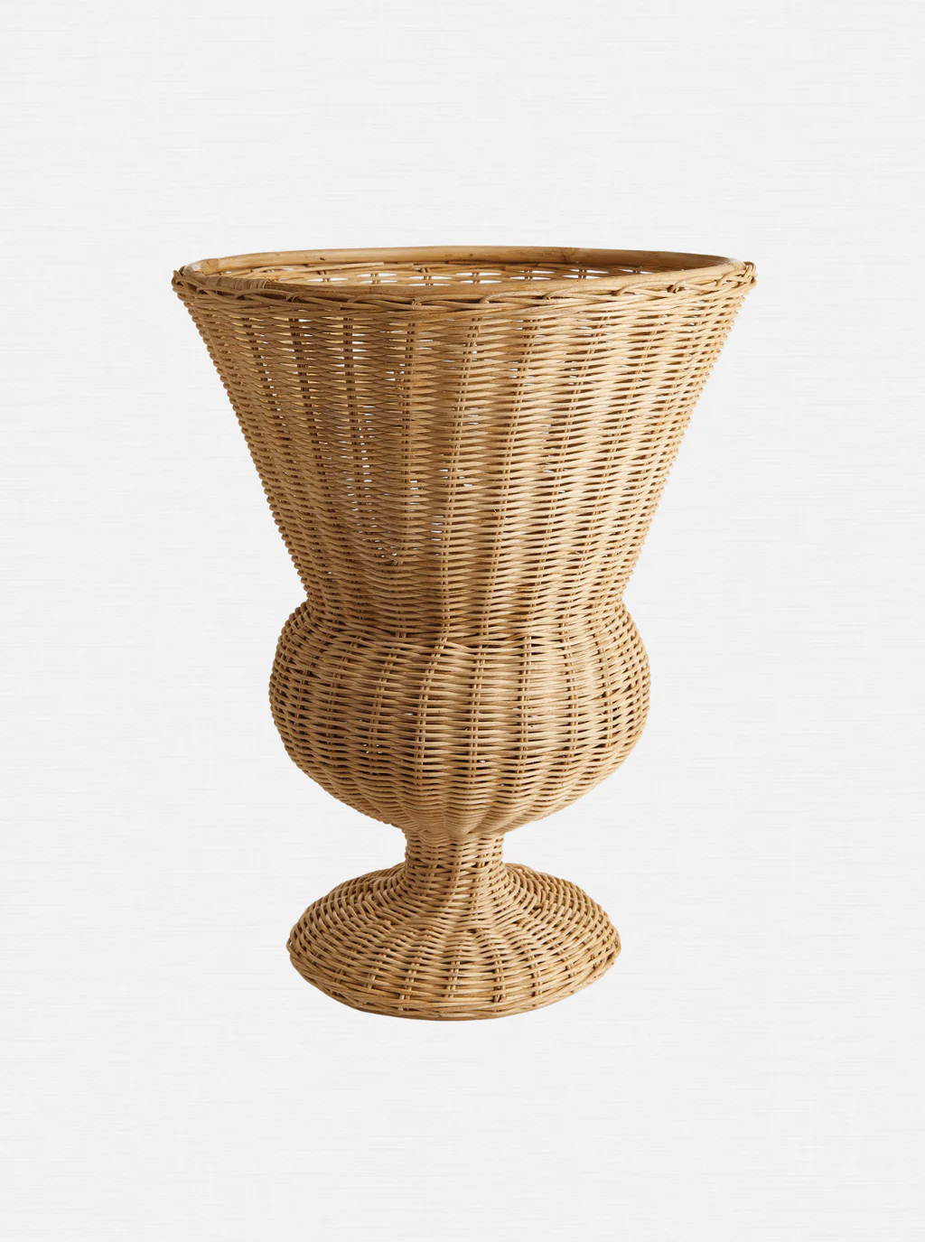 Rattan Footed Urn | House of Jade Home