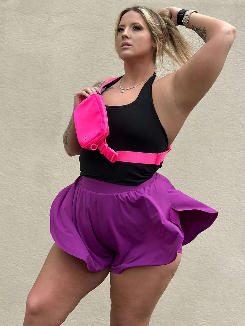 Sway Short - Grape Juice | Buffbunny Collection