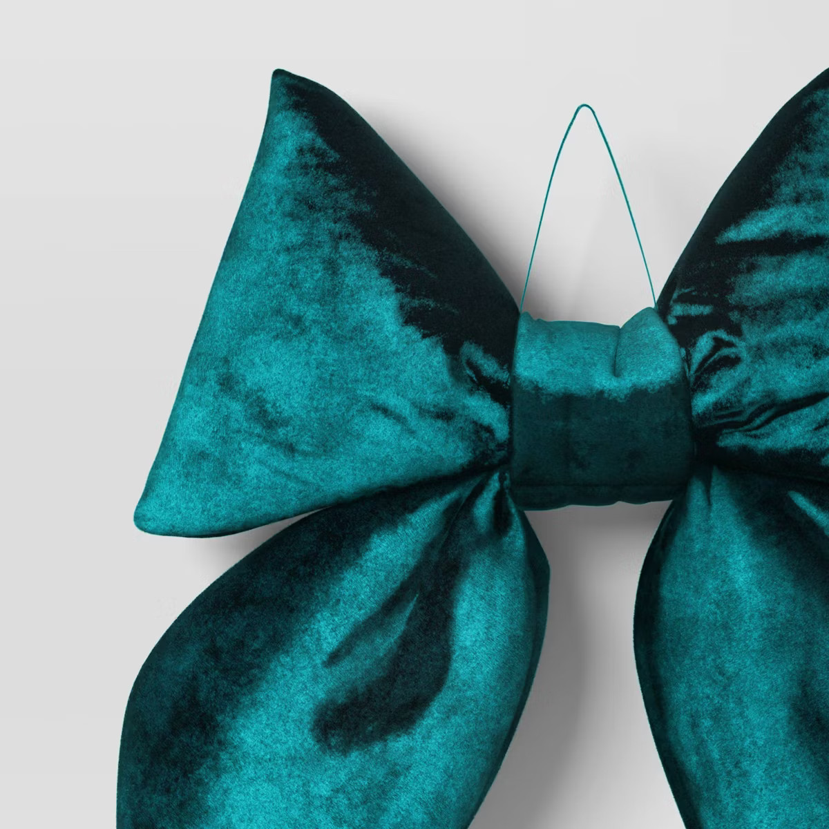 12" Christmas Velvet Bow Decor Teal - Wondershop™ | Target
