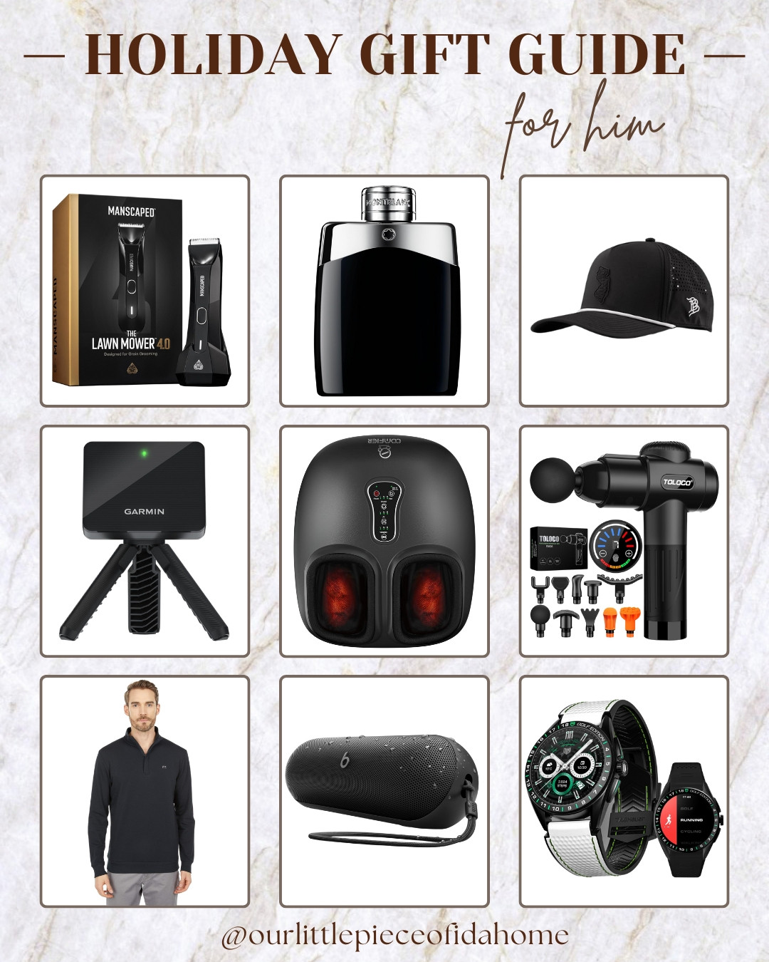 Holiday Gift Guide for Him-Easy gift ideas he’ll actually use. Tech, grooming, everyday wear, and a few top-rated favorites that work for any guy on your list.
Follow me on LTK @ourlittlepieceofidahome 
 

 #LTKGiftGuide #LTKSaleAlert #LTKMens