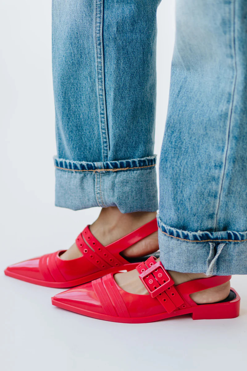 Melissa: Ladylike Flat in Red | Piper & Scoot