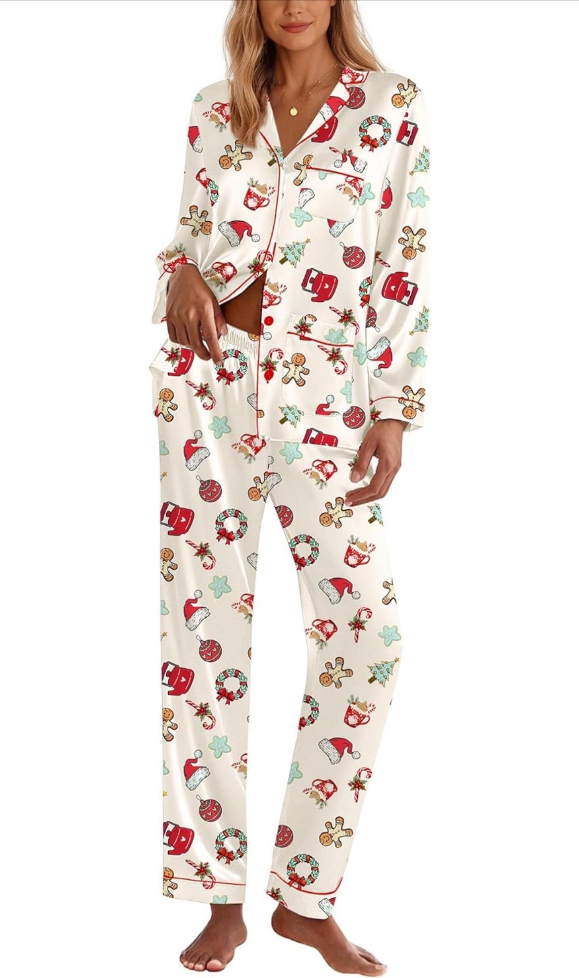 Amazon has these cute Christmas pajamas that come in a variety of patterns.  Such a fun and festive deal! 

#LTKHoliday #LTKmomlife #LTKFindsUnder50