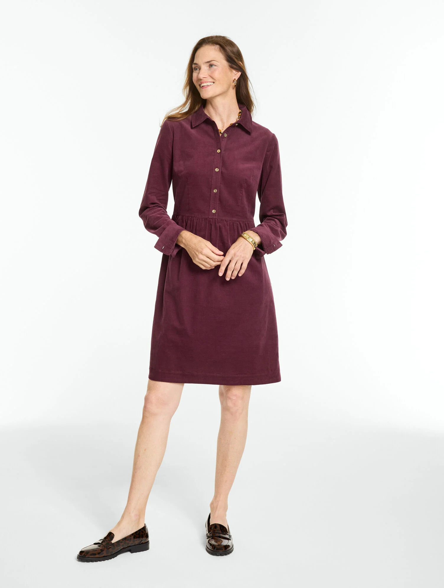 Corduroy Shirtdress | Talbots