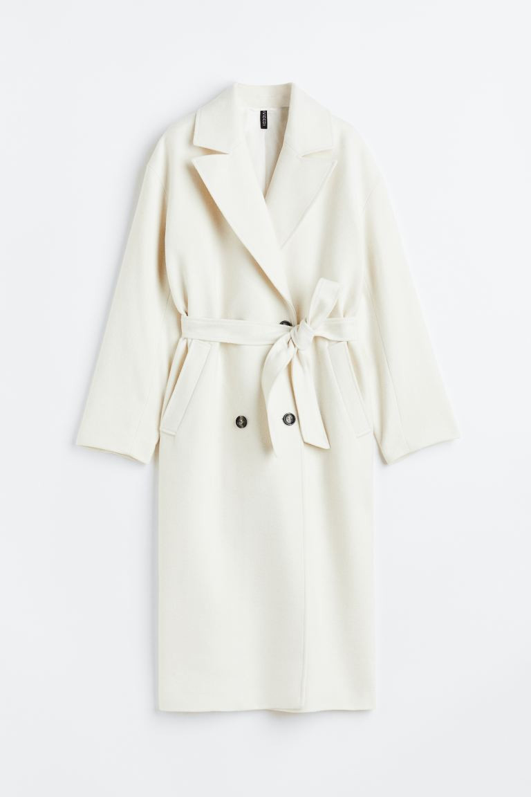 Tie-belt coat | H&M (UK, MY, IN, SG, PH, TW, HK)