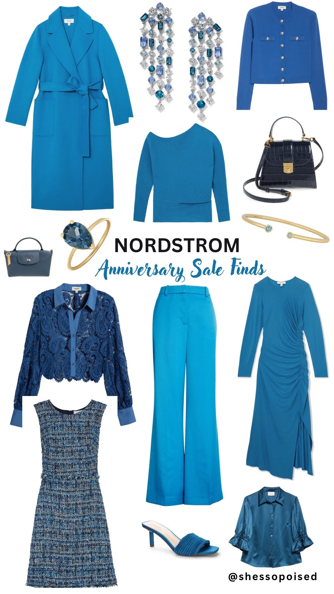 Nordstrom Anniversary Sale 2025 - shades of blue - dresses, tops, pants, bags, and jewelry 

#LTKStyleTip #LTKSaleAlert