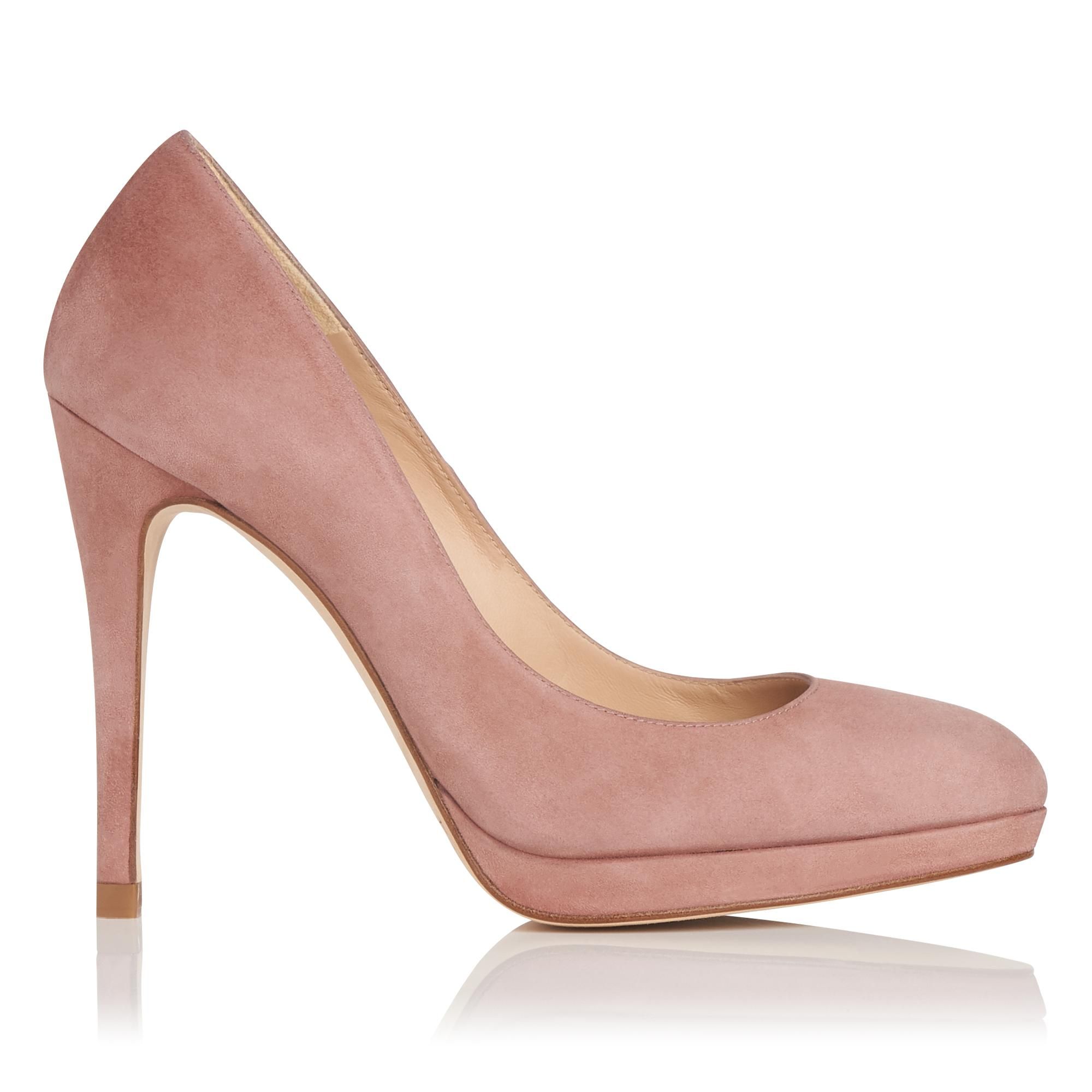 New Sledge Pink Suede Heel | L.K. Bennett US